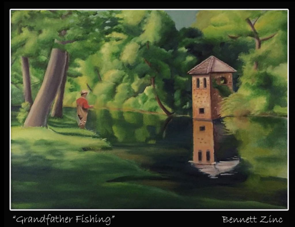 "Grandfather Fishing" by Bennett Zink