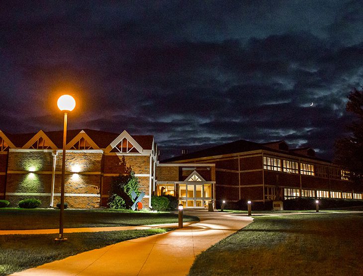 Night Picture of Campus