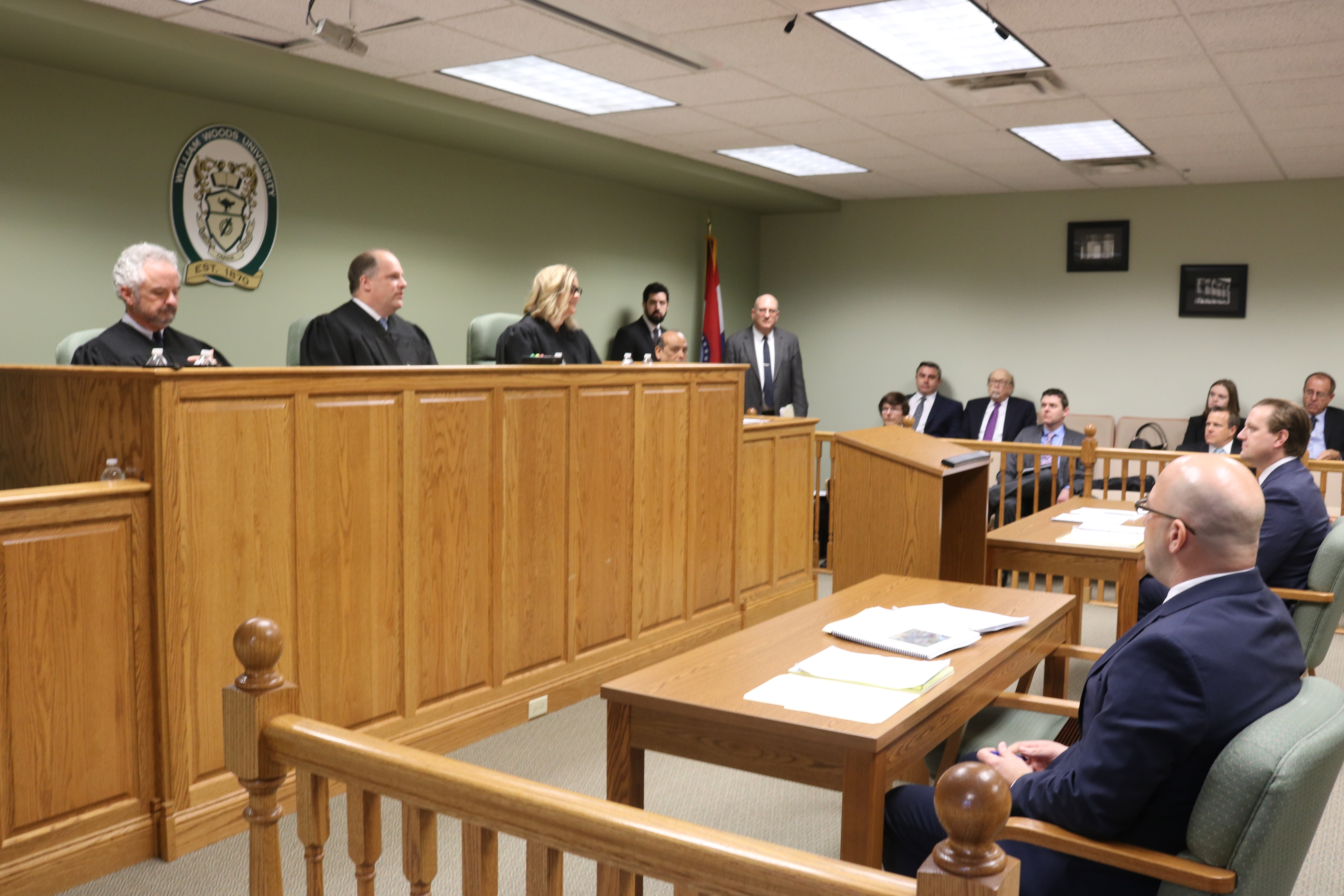 Model courtroom ready to start hearing appeals