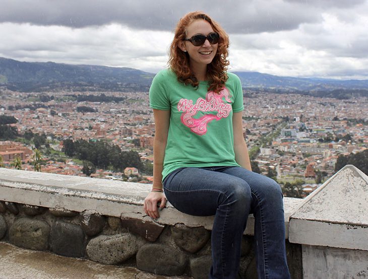 Allyson Hawkins in Ecuador