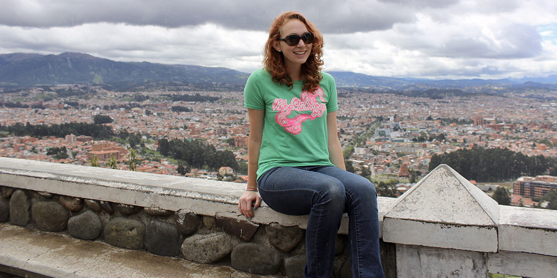 Allyson Hawkins in Ecuador