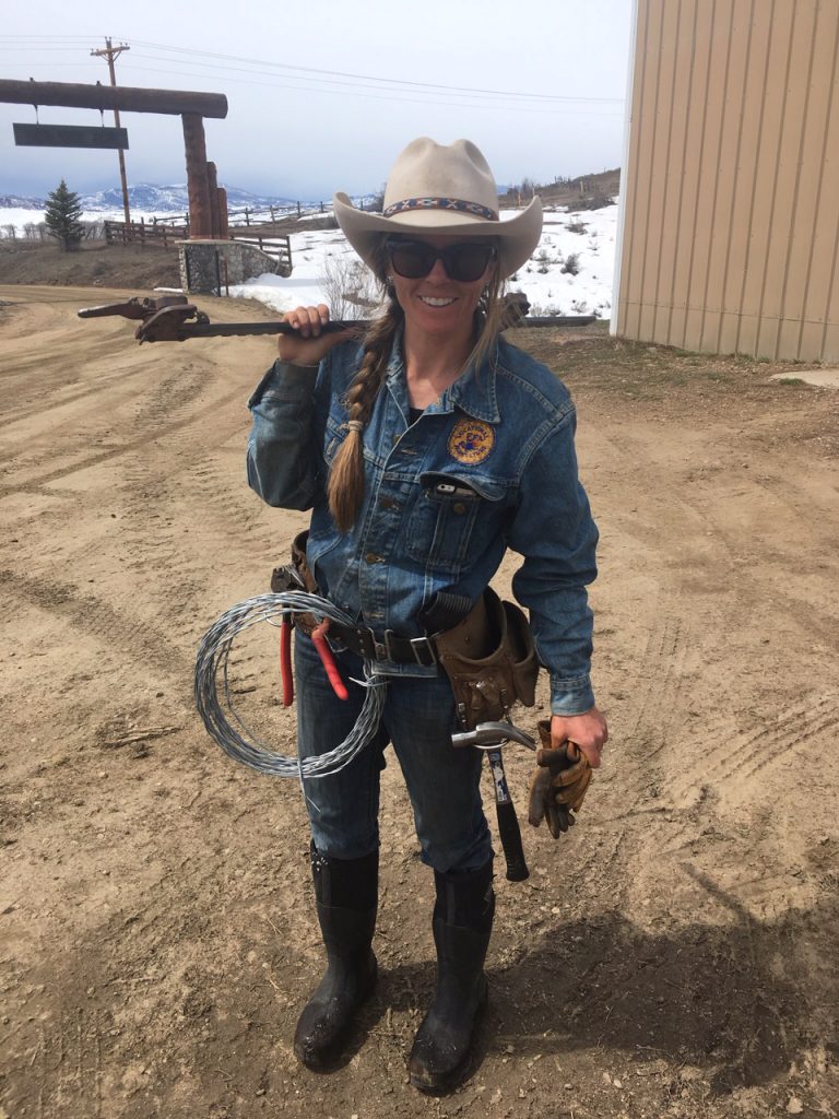 Mandy Griffey ready to repair fences