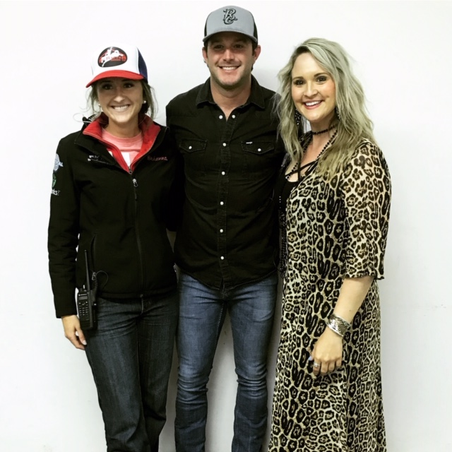 Ashley Bauer with other rodeo members 