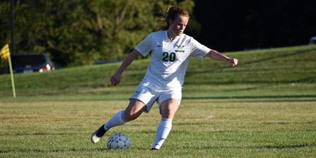 Aurora playing soccer