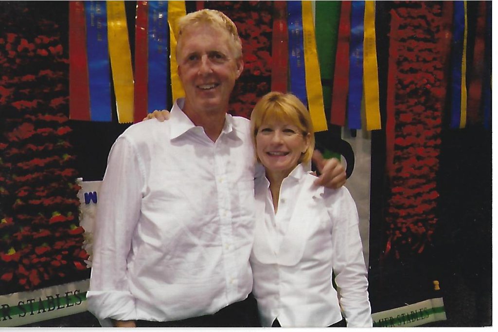 Rob & Sarah the night she won the Ladies 3 Gaited World Championship and Rob won the 5-Gaited World Championship