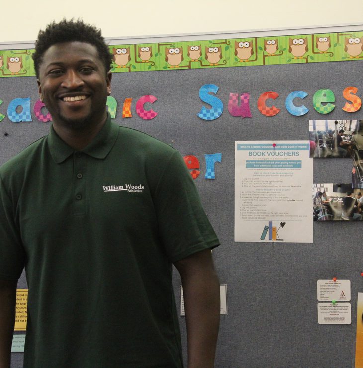 Photo of Terry Nash at the Academic Success Center