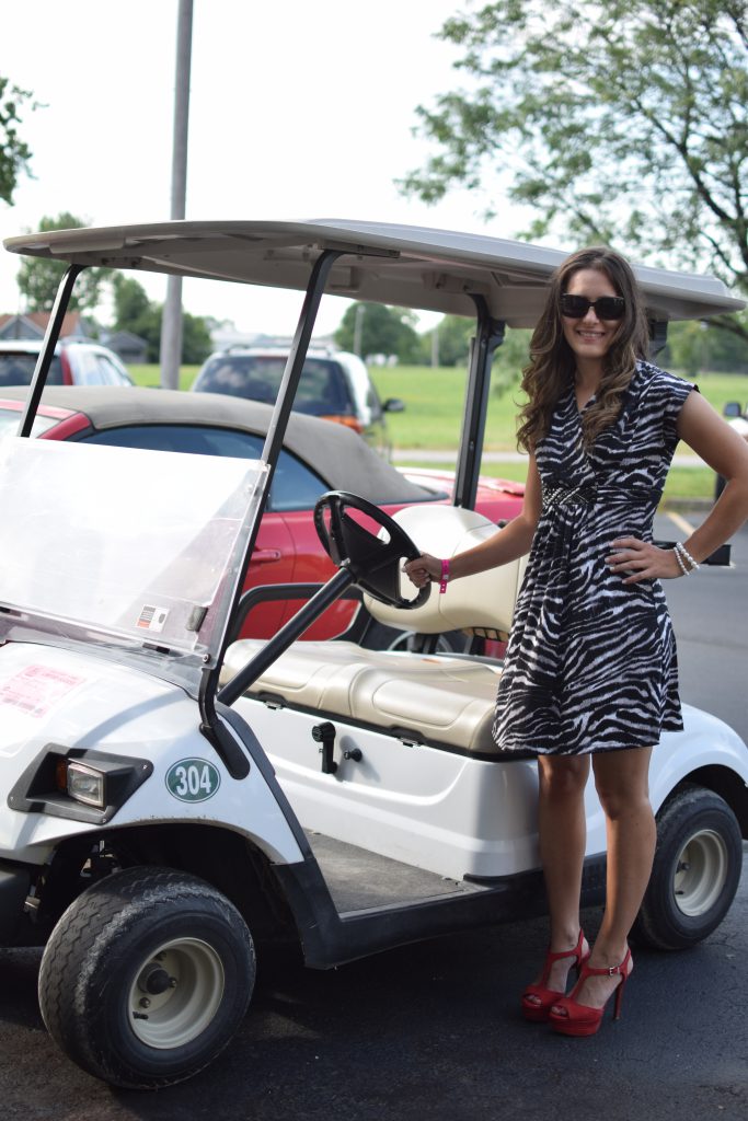 Photo of Allie covering the World's Championship Horse Show