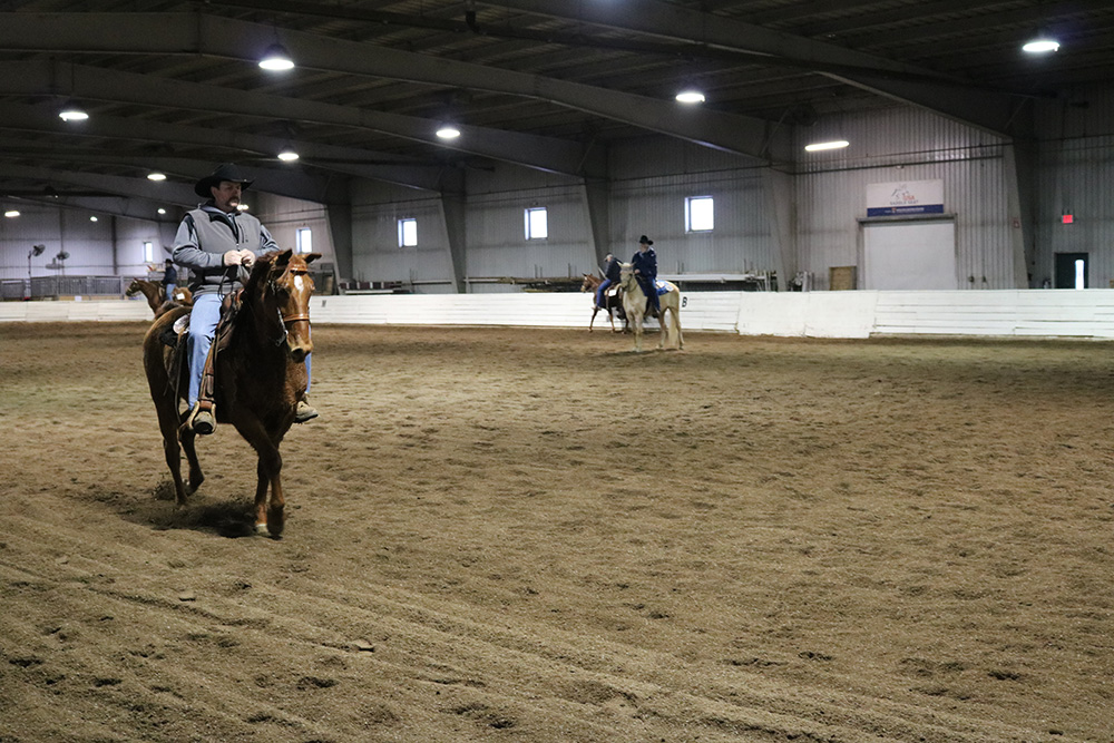 Photo of rider at MFTHBA clinic