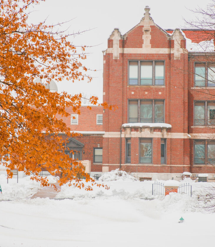 William Woods University snow on campus