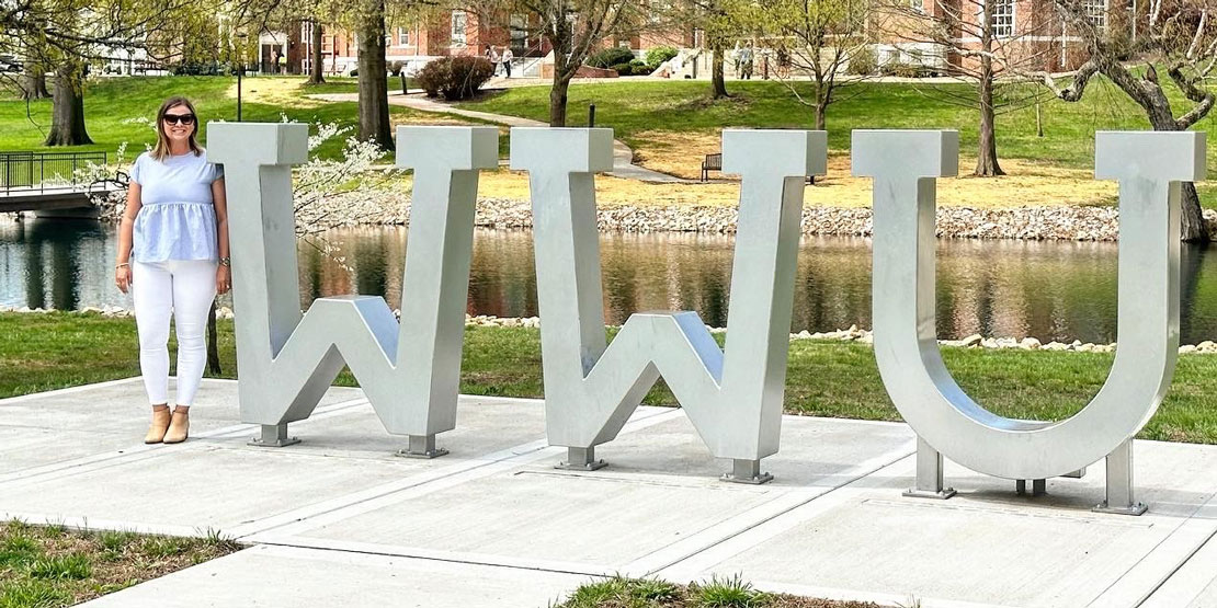 Kerri Roberts on WWU campus