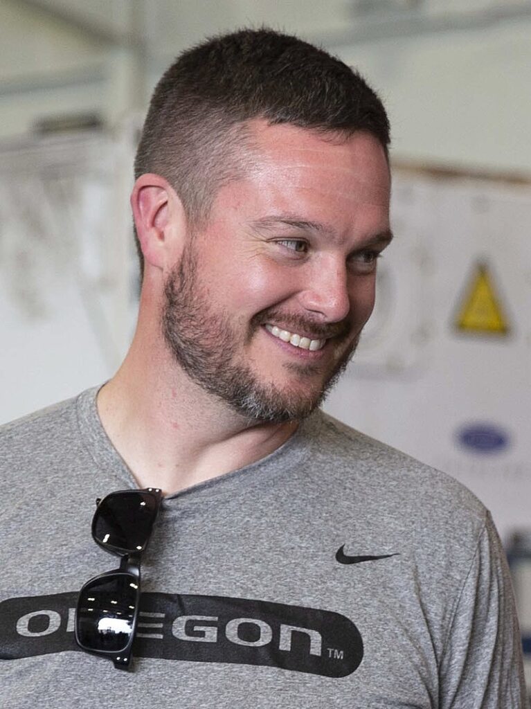 Dan Lanning smiling